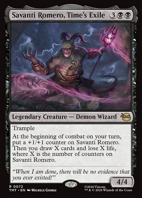 Savanti Romero, Time's Exile (TMT)