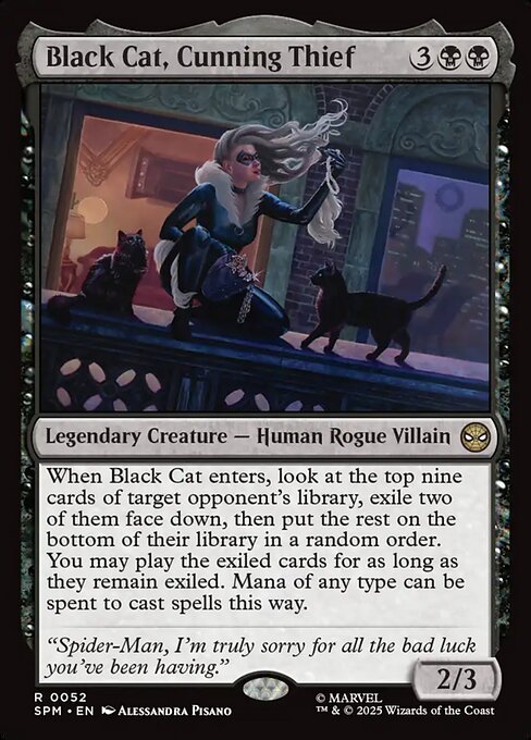 Black Cat, Cunning Thief (SPM)