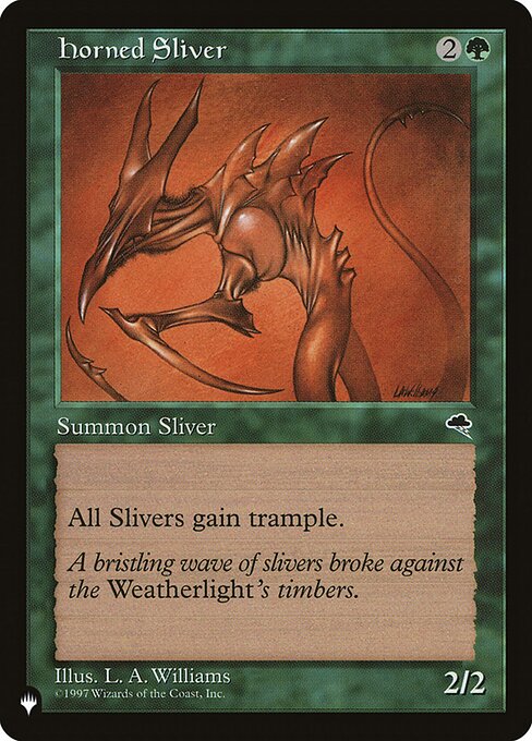 Horned Sliver (PLST)