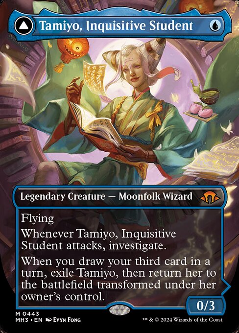 Tamiyo, Inquisitive Student // Tamiyo, Seasoned Scholar (MH3)