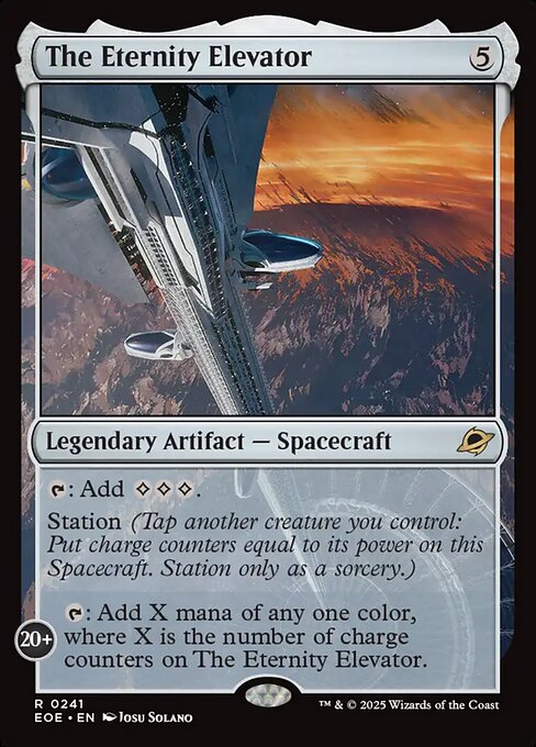 The Eternity Elevator (EOE)