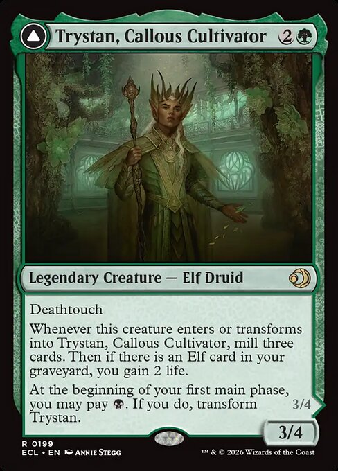 Trystan, Callous Cultivator // Trystan, Penitent Culler (ECL)