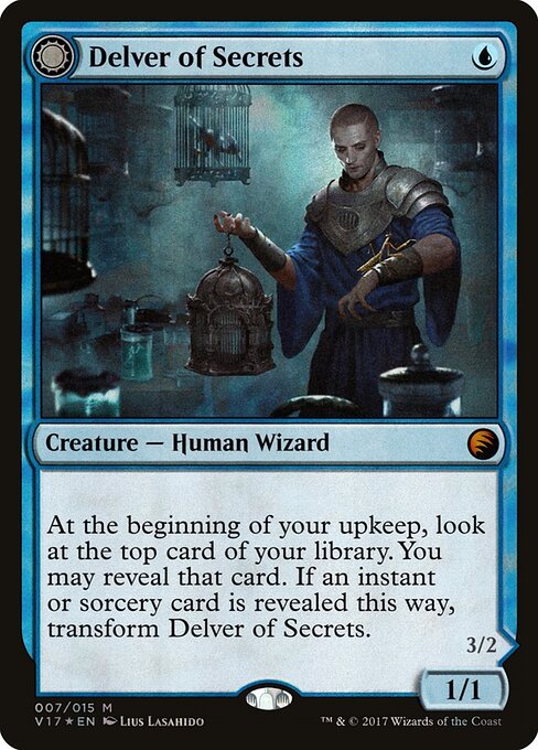 Delver of Secrets // Insectile Aberration (V17)