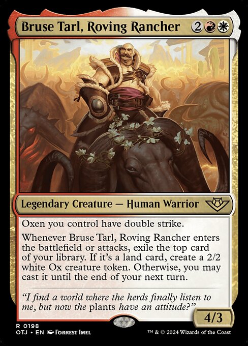 Bruse Tarl, Roving Rancher (OTJ)