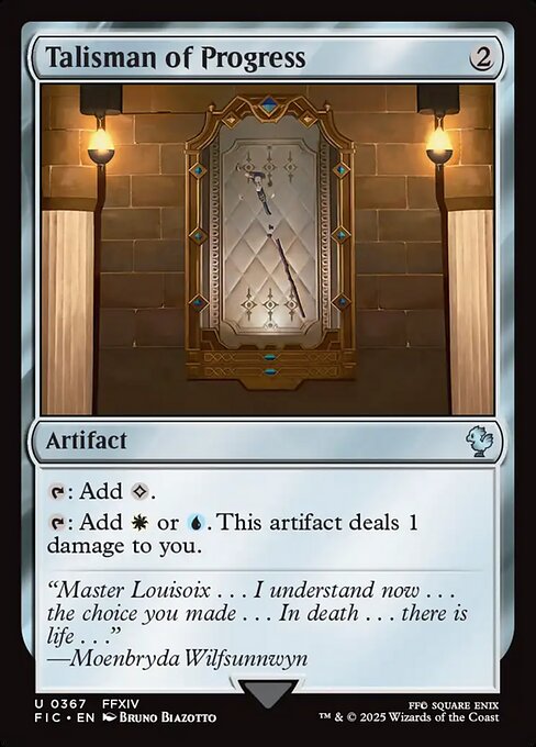 Talisman of Progress (FIC)