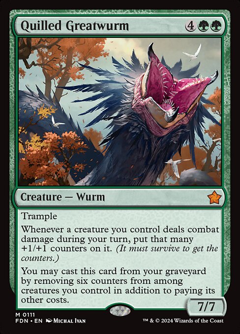 Quilled Greatwurm (FDN)