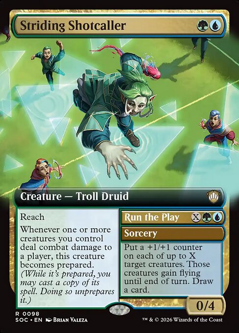 Striding Shotcaller // Run the Play (SOC)