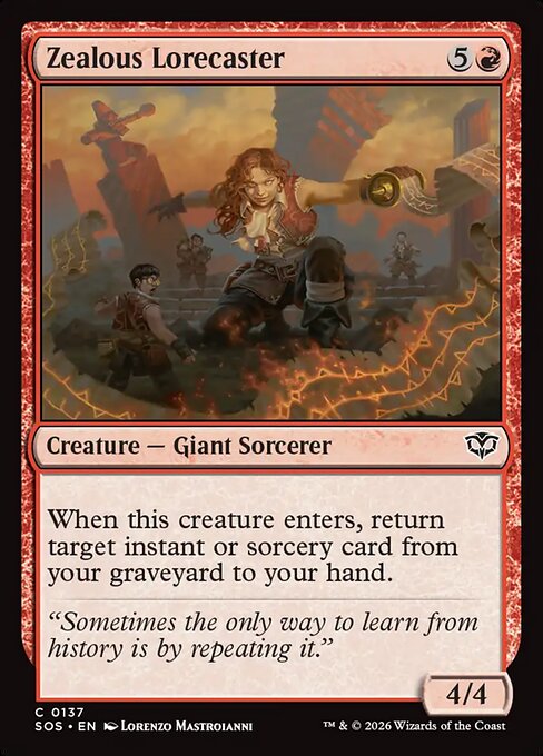 Zealous Lorecaster (SOS)