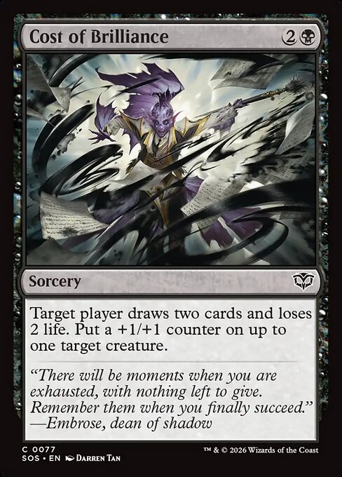 Cost of Brilliance (SOS)