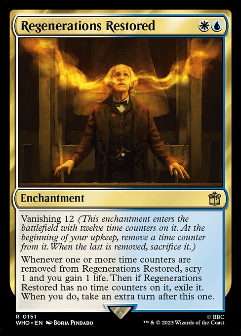 Regenerations Restored (WHO)