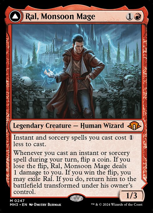 Ral, Monsoon Mage // Ral, Leyline Prodigy (MH3)