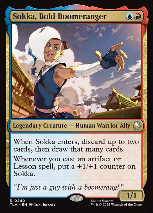 Sokka, Bold Boomeranger (TLA)