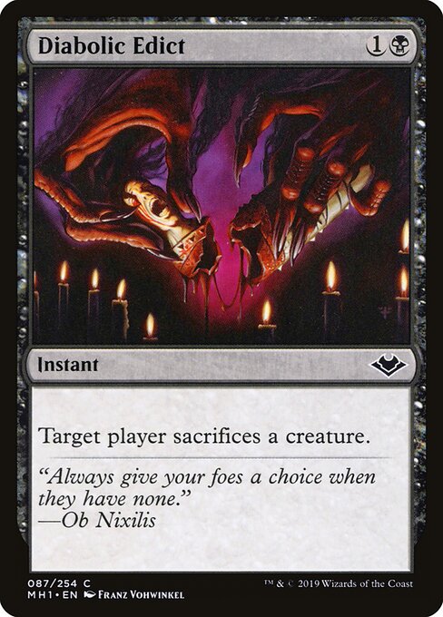 Diabolic Edict (MH1)