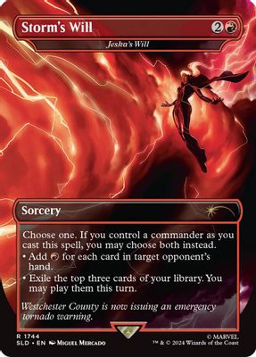 Storm's Will - Jeska's Will (Rainbow Foil) (SLD)
