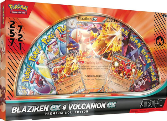 Poke: Blaziken ex & Volcanion ex Premium Collection