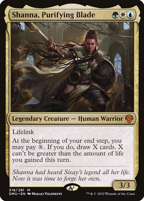 Shanna, Purifying Blade (DMU)