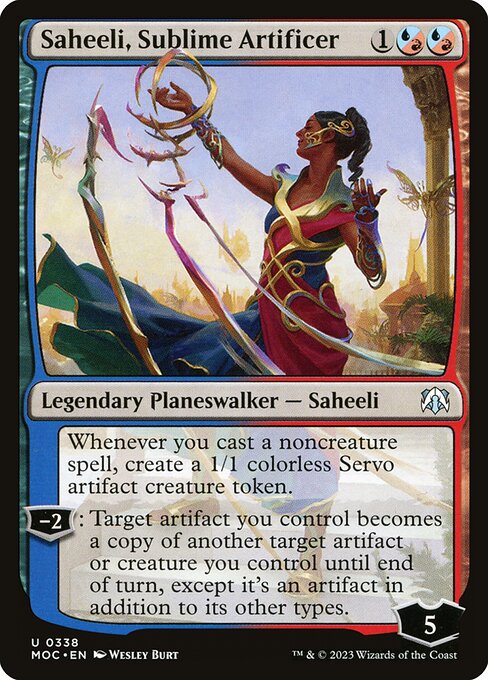 Saheeli, Sublime Artificer (MOC)