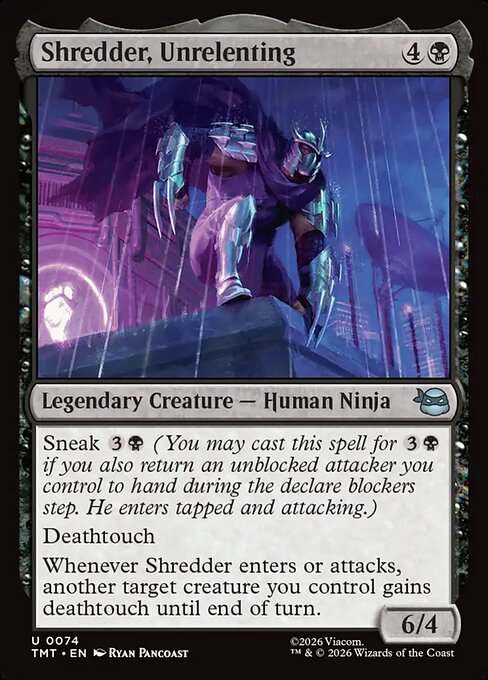 Shredder, Unrelenting (TMT)