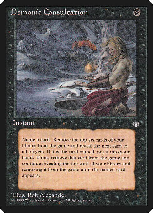 Demonic Consultation (ICE)