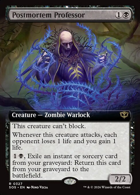 Postmortem Professor (SOS)