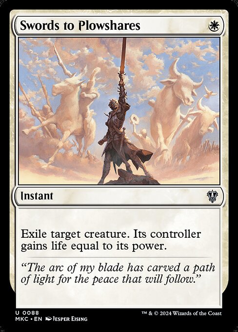 Swords to Plowshares (MKC)
