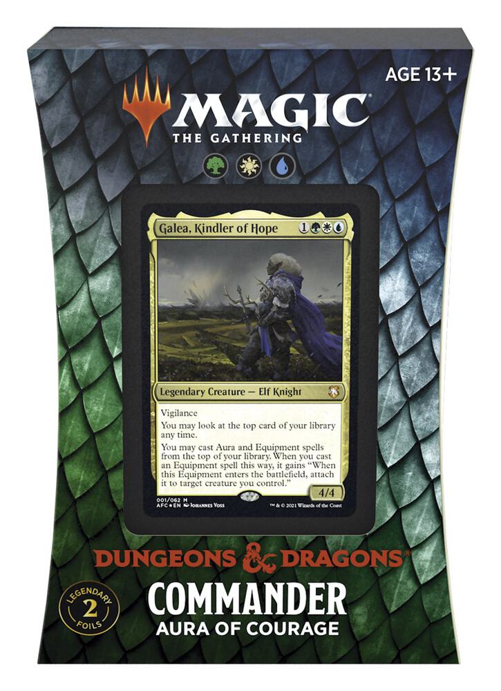 Magic the Gathering: Dungeons and Dragons: Commander Deck: Aura of Courage