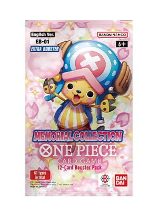 BANDAI - ONE Piece Card Game Extra Booster Memorial Collection EB-01