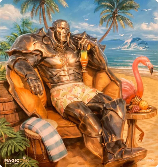 Karn Liberated (Beach ed) two player Playmat - 2025 MagicCon Exclusive