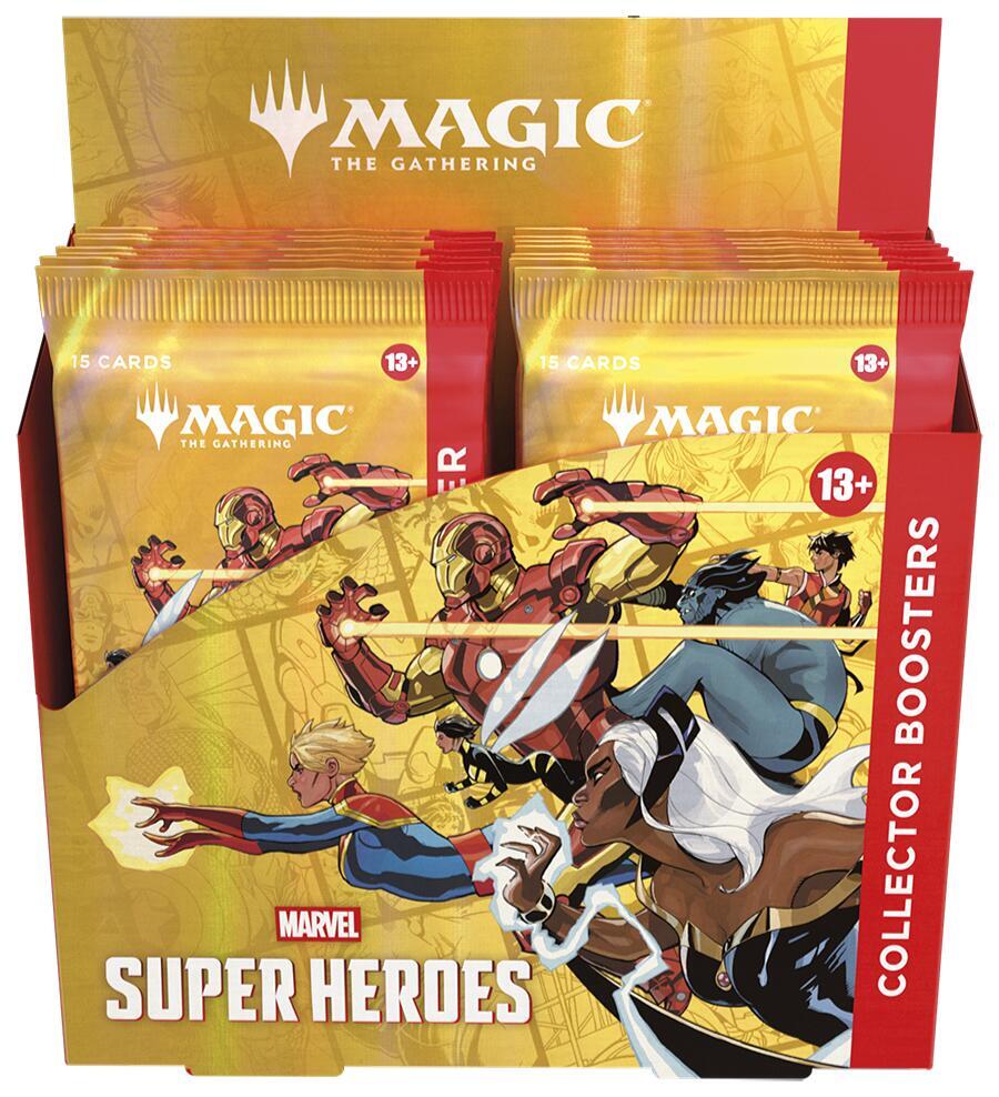 Magic The Gathering: Marvel Super Heroes: Collector Booster Display