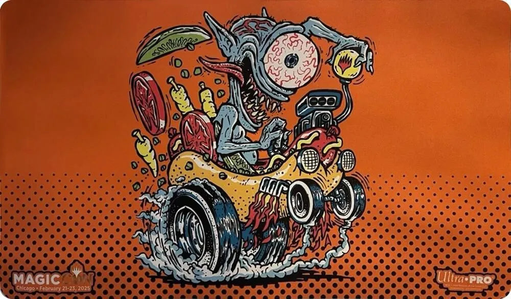 Ultra Pro - FBLTHP Hotrod Orange Playmat - 2025 MagicCon Exclusive