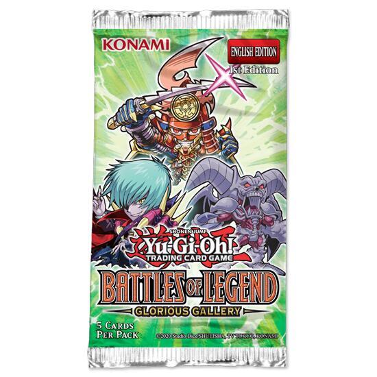 YuGiOh TCG: Battles of Legend: Glorious Gallery 1st Ed. Booster Pack