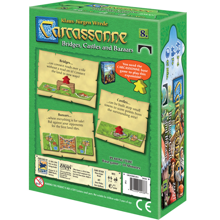 BG: Carcassonne Expansion 8: Bridges, Castles and Bazaars