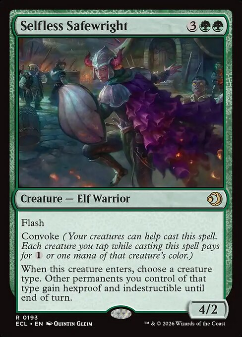Selfless Safewright (ECL)