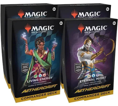 Magic the Gathering CCG: Aetherdrift Commander Deck Carton (4)