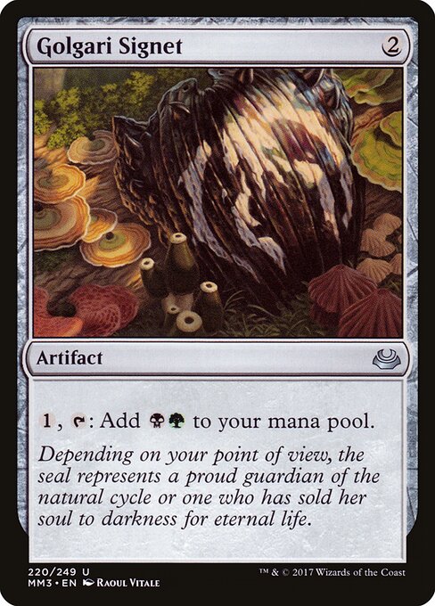 Golgari Signet (MM3)