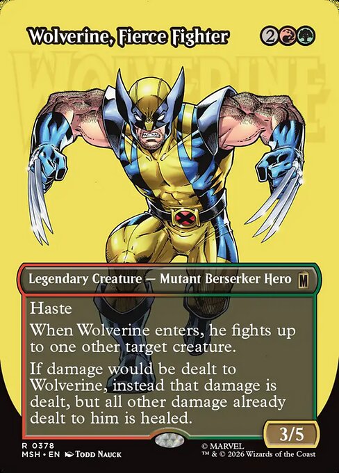 Wolverine, Fierce Fighter (MSH)
