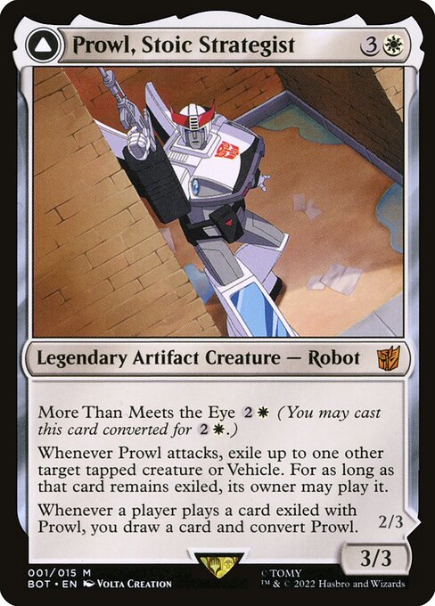 Prowl, Stoic Strategist // Prowl, Pursuit Vehicle (BOT)