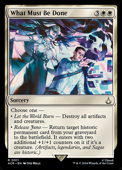 What Must Be Done (ACR)