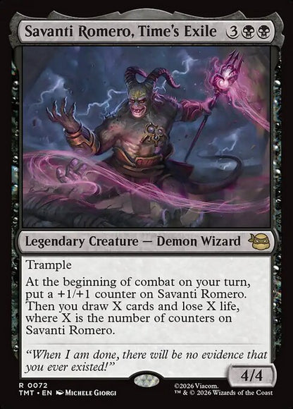 Savanti Romero, Time's Exile (TMT)