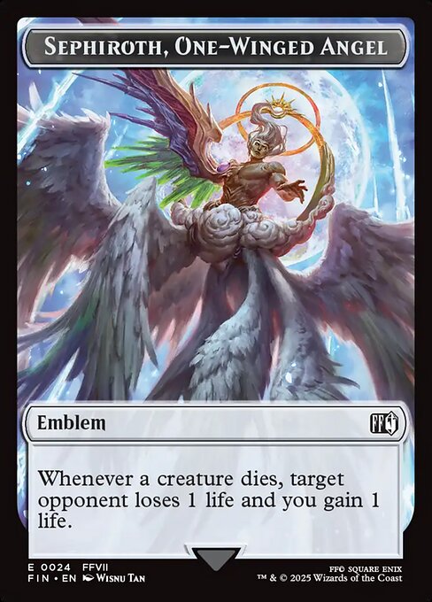 Sephiroth, One-Winged Angel Emblem (TFIN)