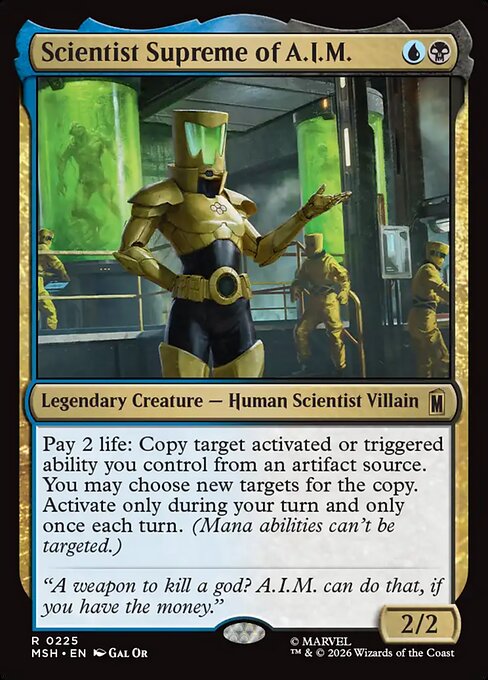 Scientist Supreme of A.I.M. (MSH)