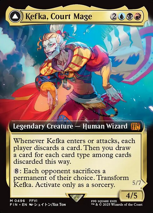 Kefka, Court Mage // Kefka, Ruler of Ruin (FIN)