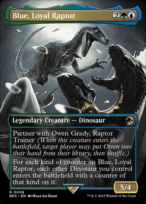 Blue, Loyal Raptor (REX)