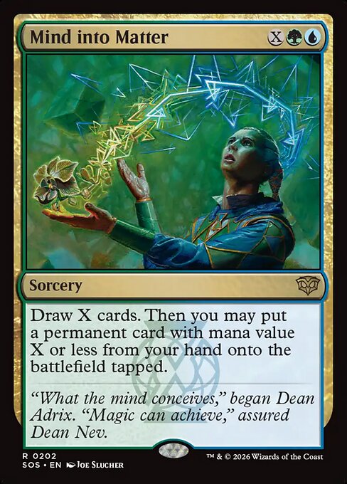 Mind into Matter (SOS)