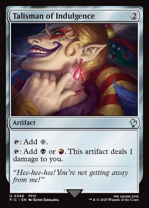 Talisman of Indulgence (FIC)