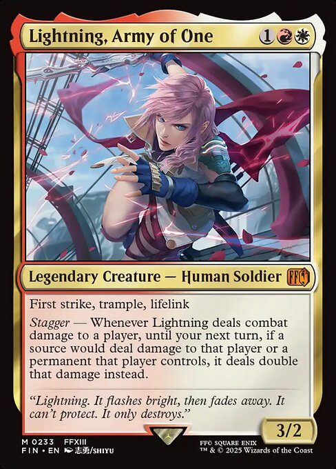 Lightning, Army of One (FIN)
