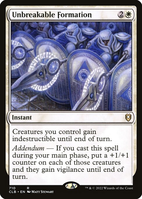 Unbreakable Formation (CLB)