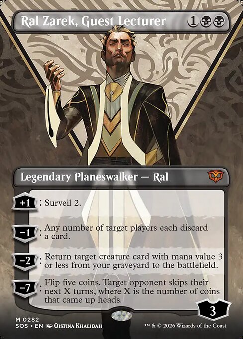 Ral Zarek, Guest Lecturer (SOS)