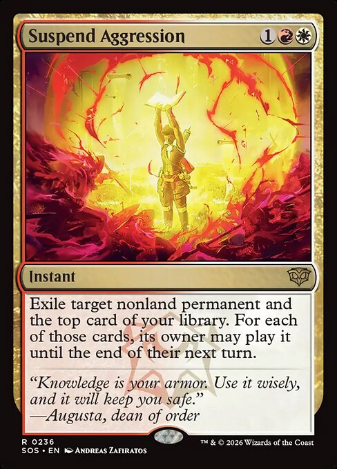 Suspend Aggression (SOS)