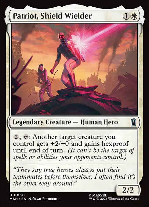 Patriot, Shield Wielder (MSH)